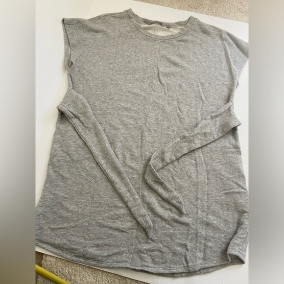 ATHLETA Grey Jersey Mini Dress XL - Picture 10 of 11